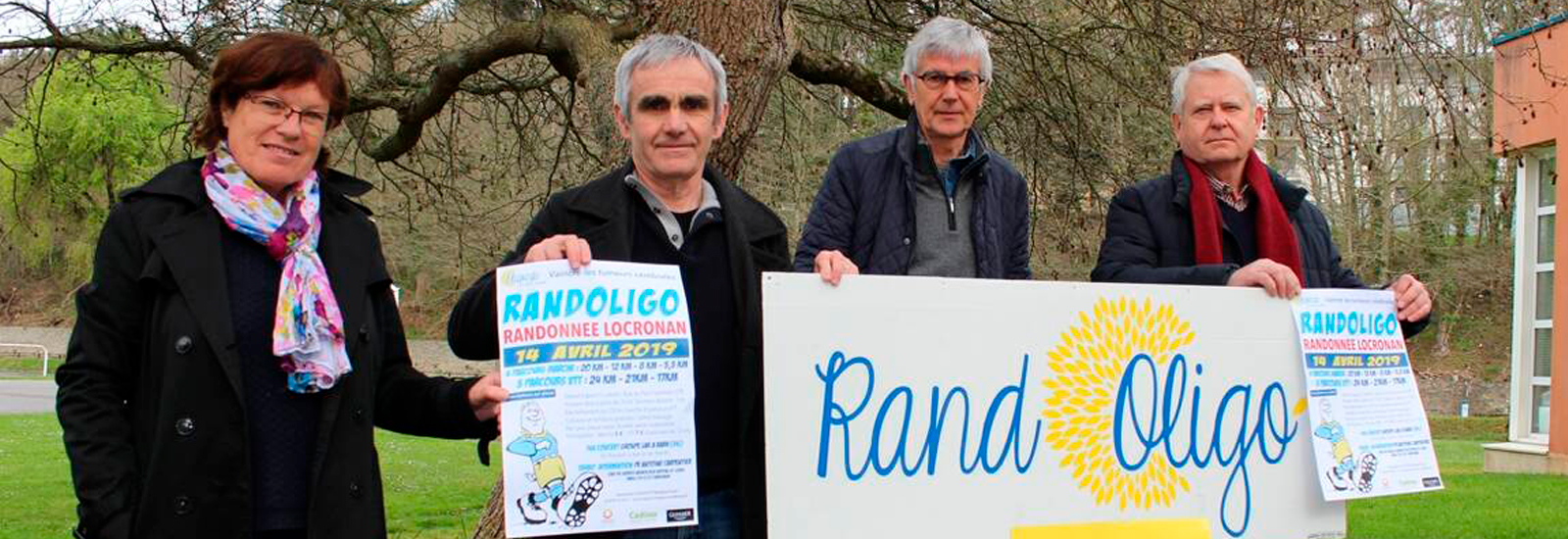 Randonnée Randoligo organisée par Oligocyte Bretagne Ouest pour récolter des fonds pour la recherche médicale sur les tumeurs cérébrales
